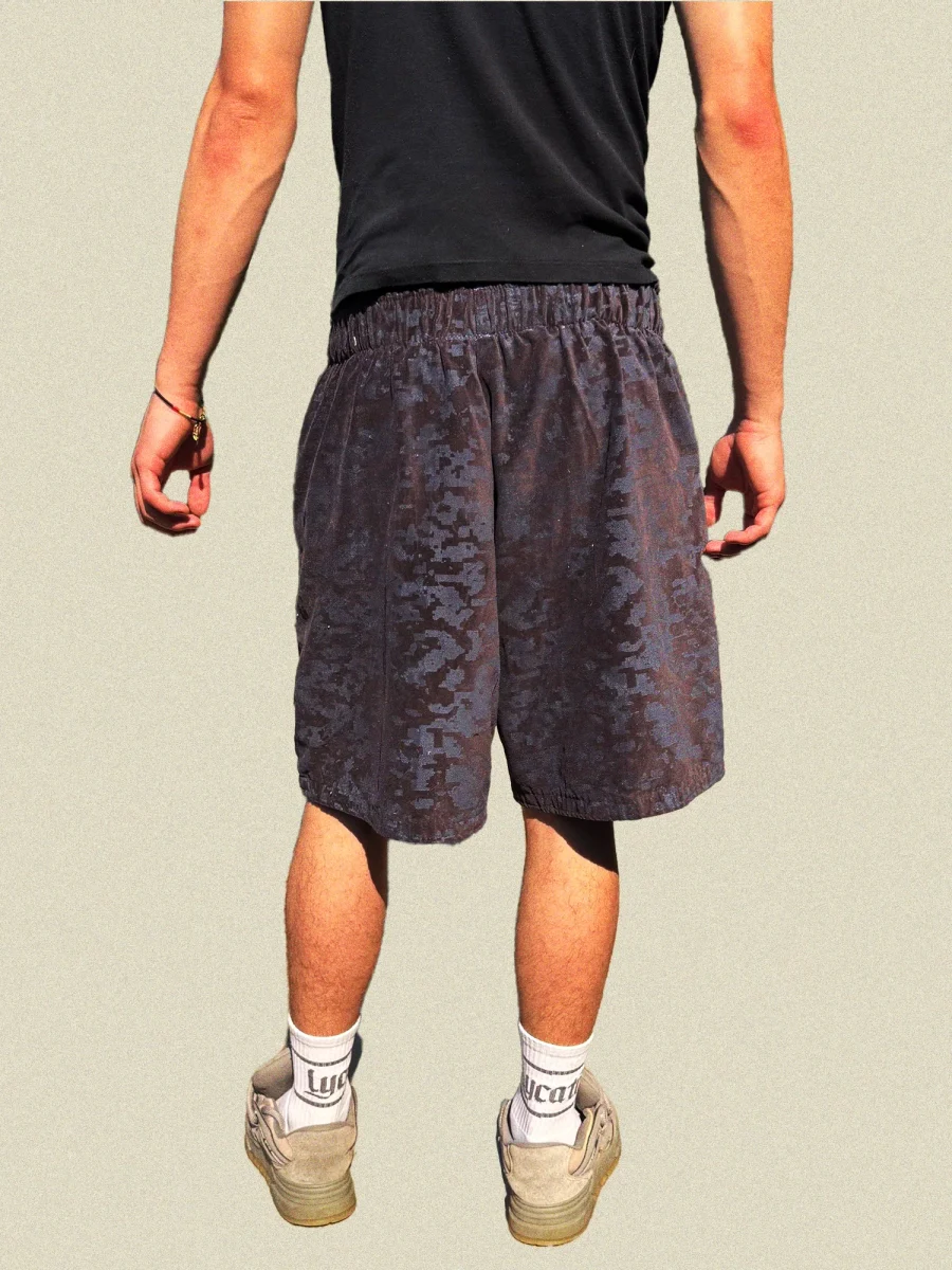 Purple Velvet Sweatshorts — 2. kép