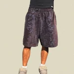 Purple Velvet Sweatshorts — 1. kép