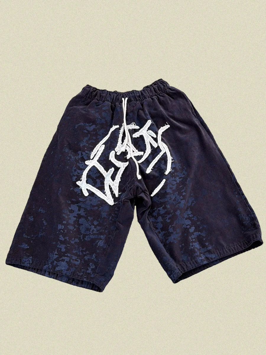 Purple Velvet Sweatshorts #2 — 3. kép